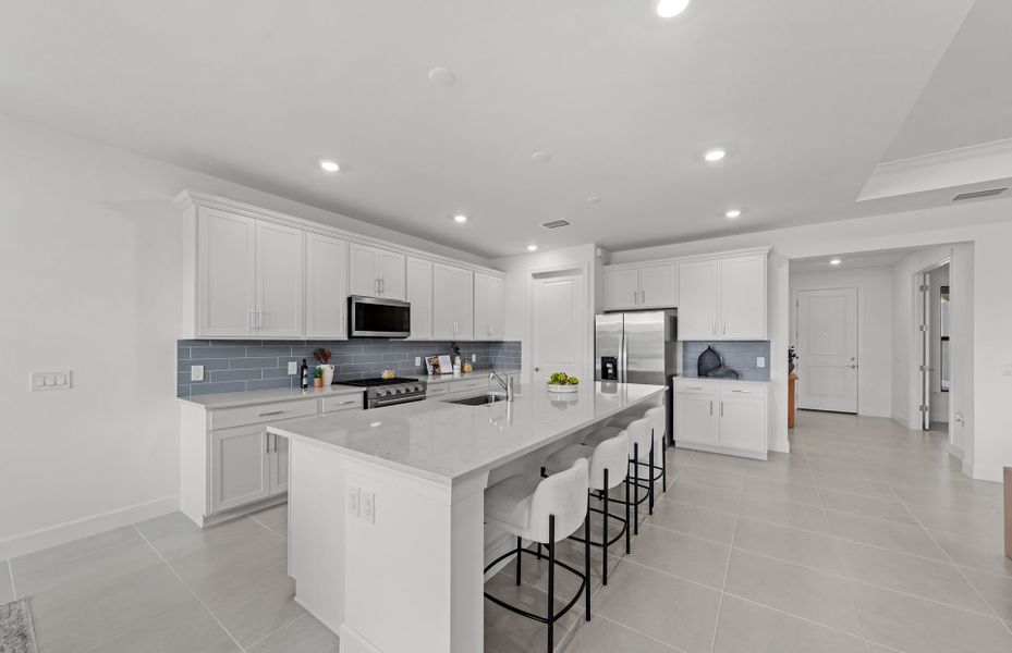 Furnished interior view inside a new home in Arbor Oaks, North Port (Image 19).
