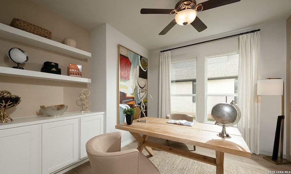 Furnished interior view inside a new home in The Parklands, Schertz (Image 9).