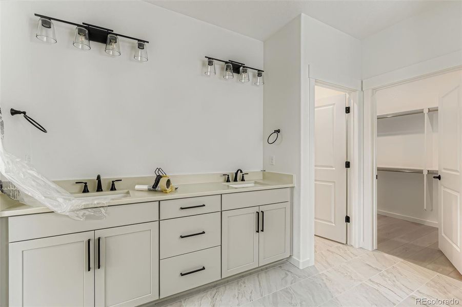 Furnished interior view inside a new home in Hilltop 55+ at Inspiration 55s, Aurora (Image 4).