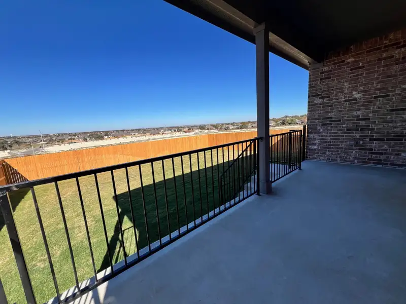 Exterior details and patio area of a home in Rosenbusch Ranch, Leander (Image 2). Exterior details and patio area of a home in Rosenbusch Ranch, Leander (Image 2).