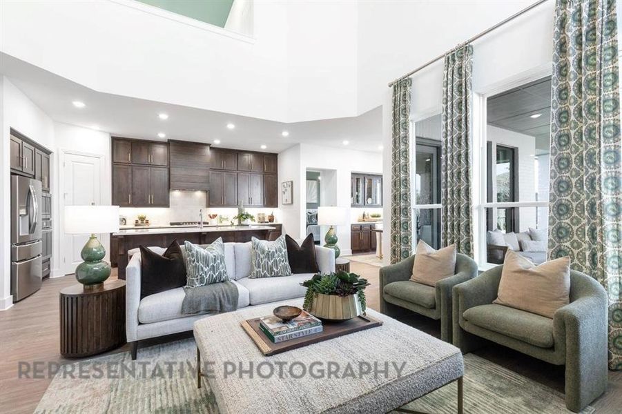Furnished interior view inside a new home in The Parks at Wilson Creek, Celina (Image 2).