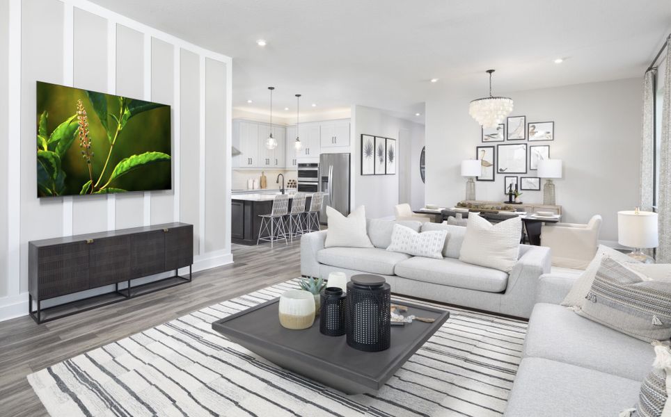 Representative furnished interior of a home built from the Pinnacle by Mattamy Homes in Wellen Park, Venice (Image 8).