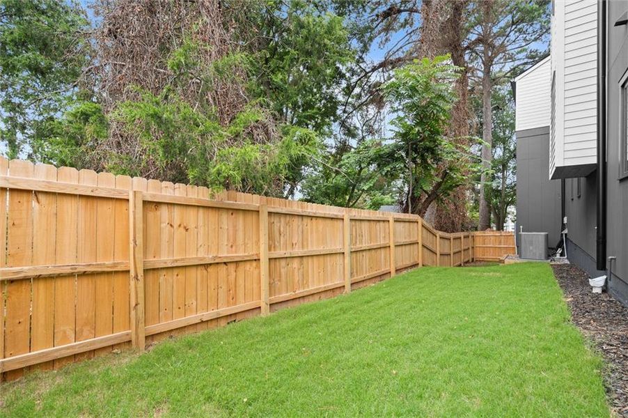 Exterior details and patio area of a home in , Atlanta (Image 32).
