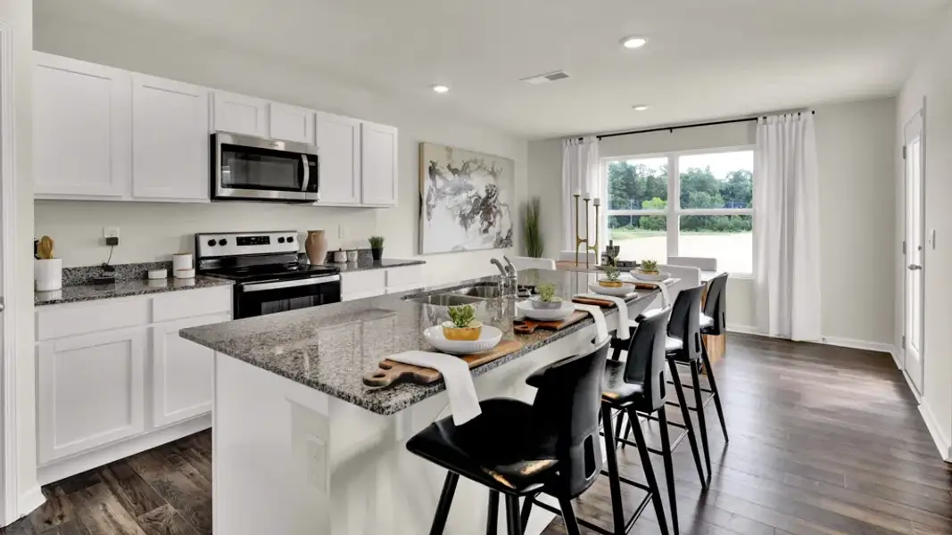 Furnished interior view inside a new home in Keebler Meadows, Johnson City (Image 5).
