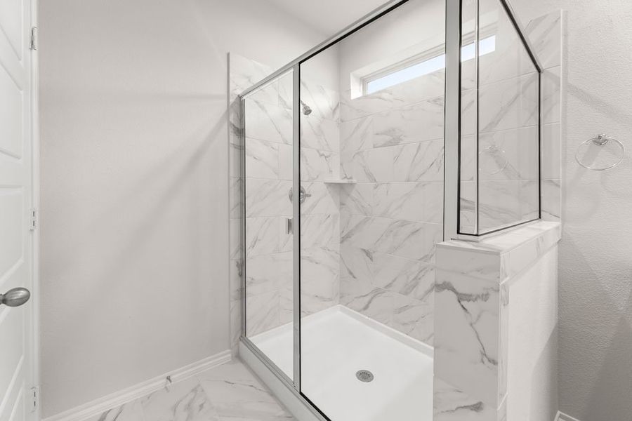 Front exterior of a new home in Creekside Ranch, Blue Ridge, TX, highlighting curb appeal (Image 28).