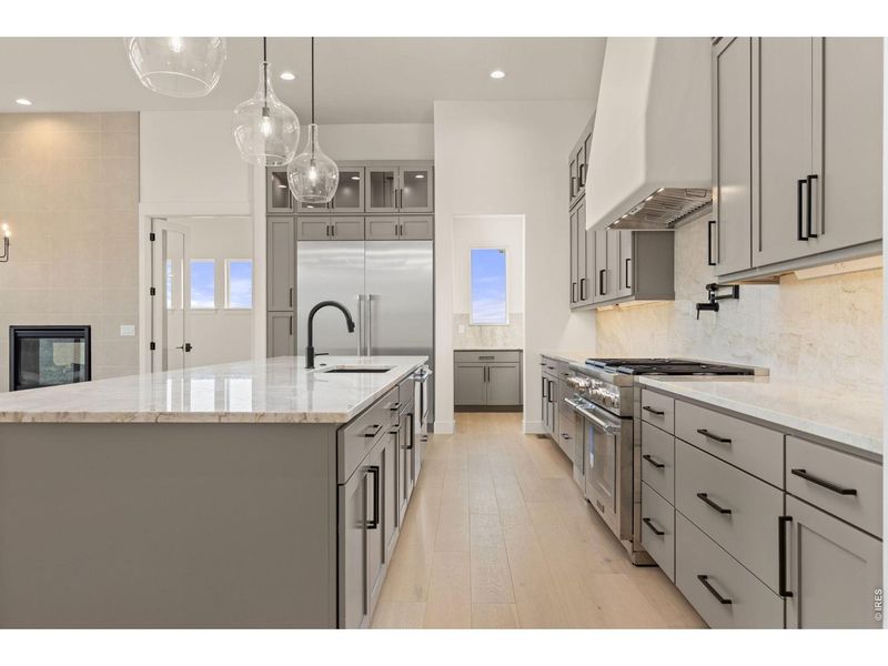 Furnished interior view inside a new home in RainDance, Windsor (Image 6).