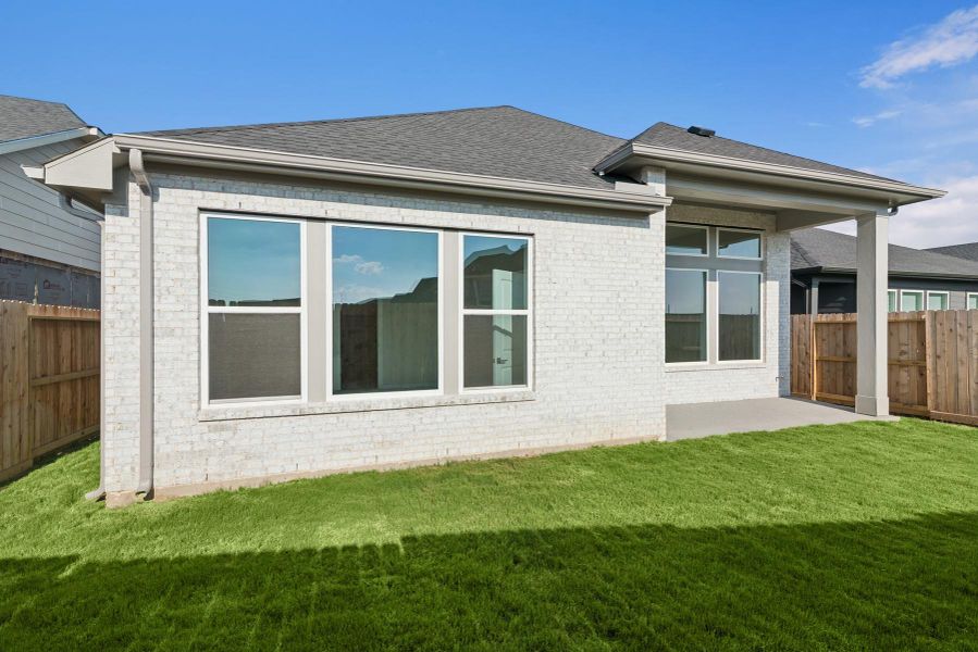 Front exterior of a new home in Jubilee, Hockley, TX, highlighting curb appeal (Image 18). Front exterior of a new home in Jubilee, Hockley, TX, highlighting curb appeal (Image 18).