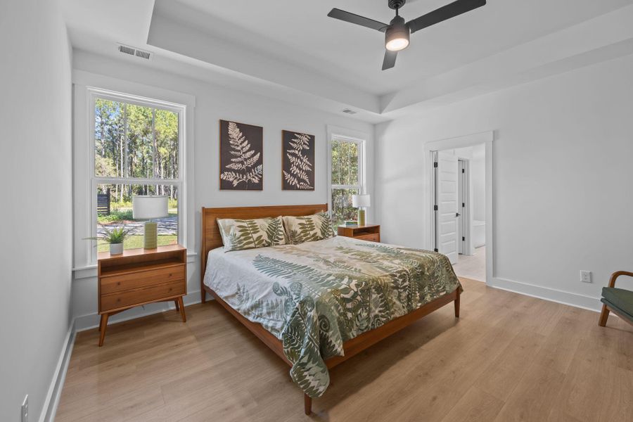 Furnished interior view inside a new home in , Awendaw (Image 11).