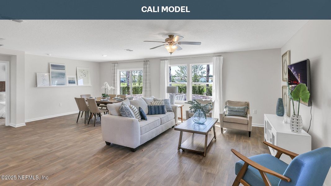 Furnished interior view inside a new home in The Arbors, Jacksonville (Image 12).