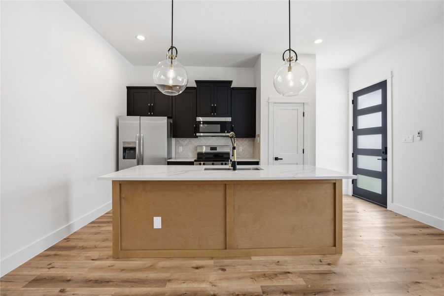 Furnished interior view inside a new home in , Houston (Image 9).