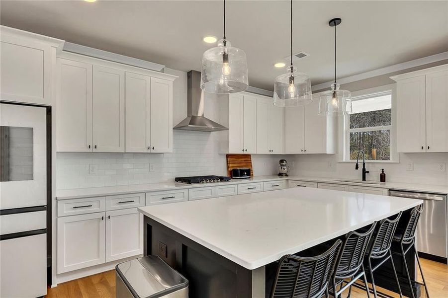 Furnished interior view inside a new home in , Marietta (Image 53).