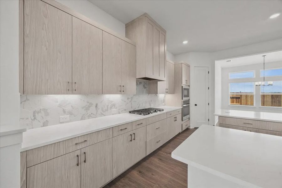 Representative furnished interior of a home built from the Courtney by Chesmar Homes in 6 Creeks, Kyle (Image 3).