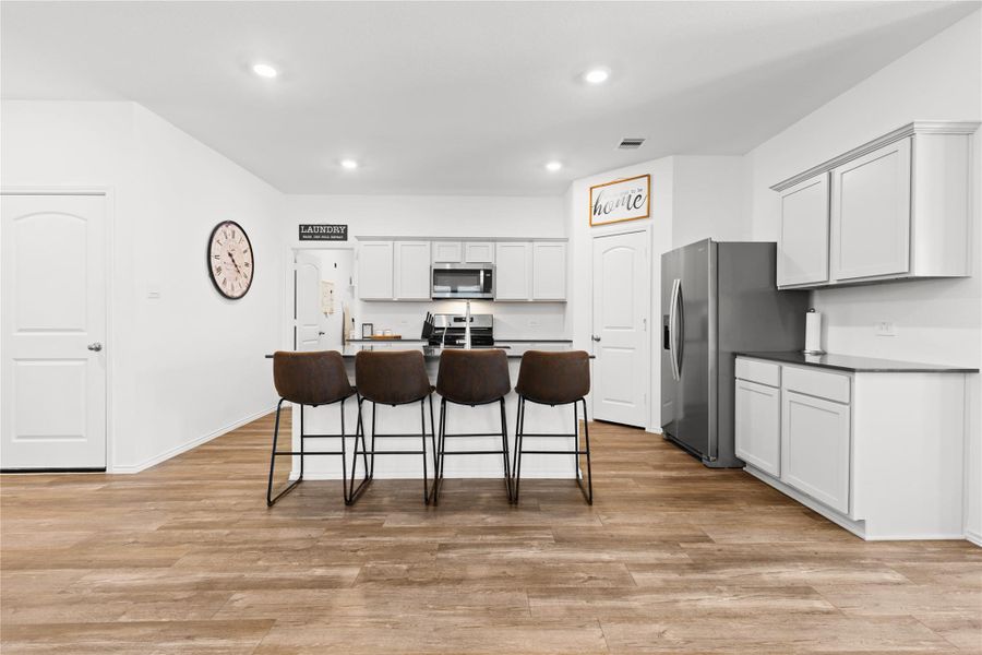Furnished interior view inside a new home in , Willis (Image 7).
