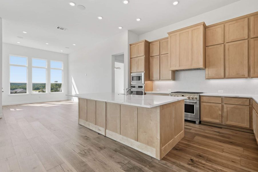 Furnished interior view inside a new home in Heights at San Gabriel, Georgetown (Image 7).