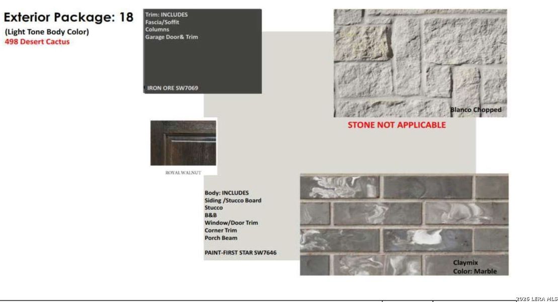 Sample of building materials used in homes in Nopal Valley, San Antonio (Image 4).