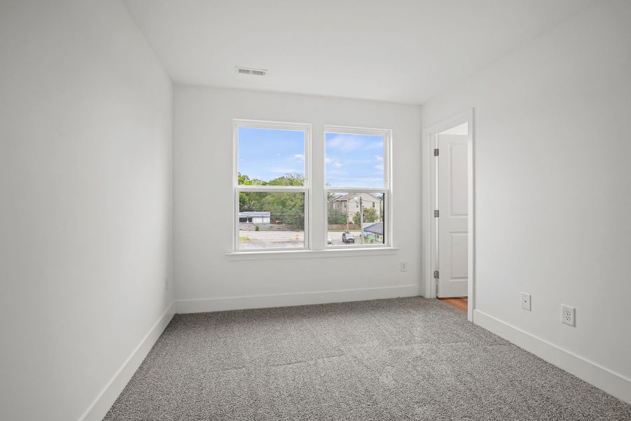 Spacious, unfurnished interior of a new home in West End Heights, Charlotte (Image 24). Spacious, unfurnished interior of a new home in West End Heights, Charlotte (Image 24).