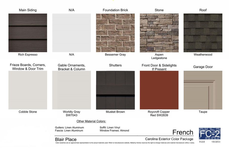 Exterior Color Scheme