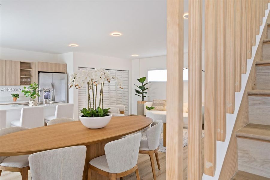 Furnished interior view inside a new home in , Florida City (Image 11). Furnished interior view inside a new home in , Florida City (Image 11).