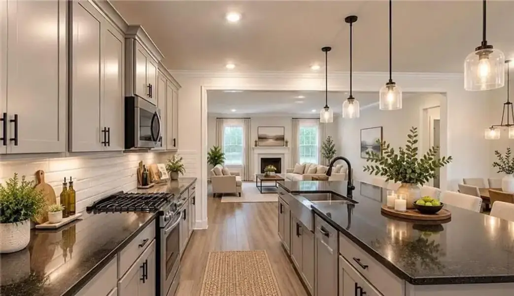 Furnished interior view inside a new home in , Villa Rica (Image 8).