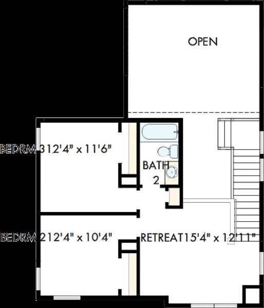 2D floor plan layout of this home in Goodland – Garden Series, Venus, TX (Image 3). 2D floor plan layout of this home in Goodland – Garden Series, Venus, TX (Image 3).
