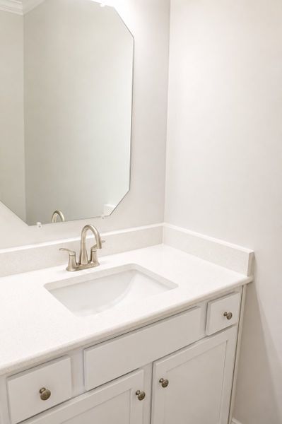 Close-up of interior finishes inside a home in Weybridge, Burlington (Image 15).