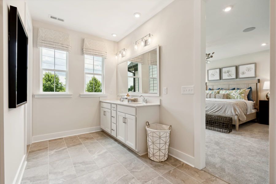 Representative furnished interior of a home built from the Boyd by Tri Pointe Homes in Seven Oaks, Belmont (Image 37).