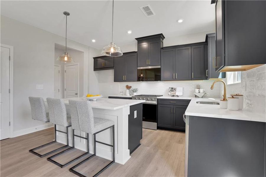 Furnished interior view inside a new home in Easton Walk, Lawrenceville (Image 5).