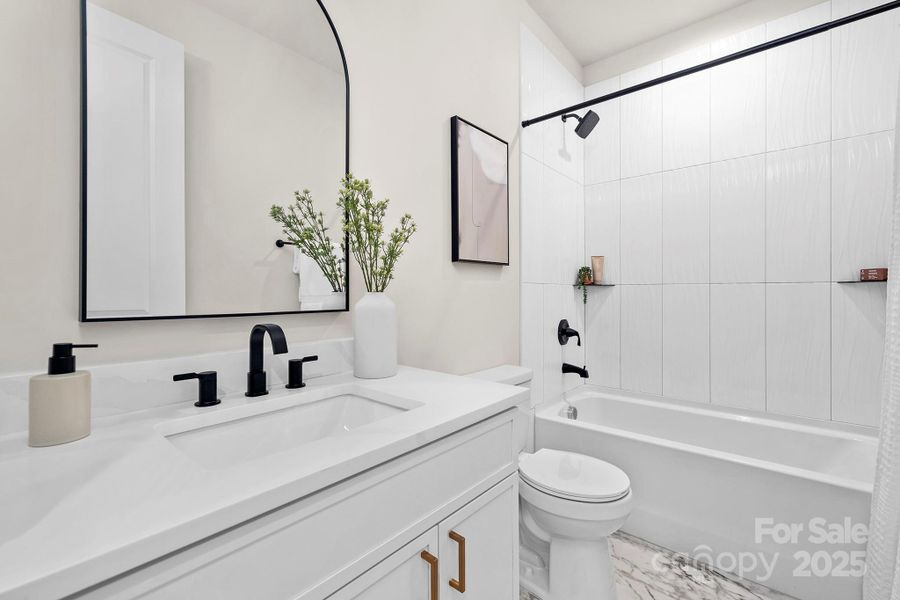 Furnished interior view inside a new home in , Charlotte (Image 10).