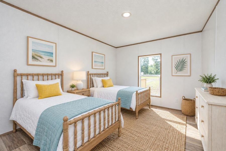 Furnished interior view inside a new home in , St. Stephen (Image 42).