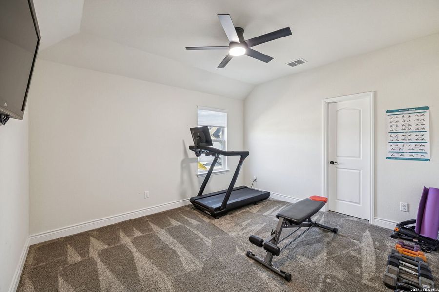 Furnished interior view inside a new home in Davis Ranch, San Antonio (Image 36). Furnished interior view inside a new home in Davis Ranch, San Antonio (Image 36).