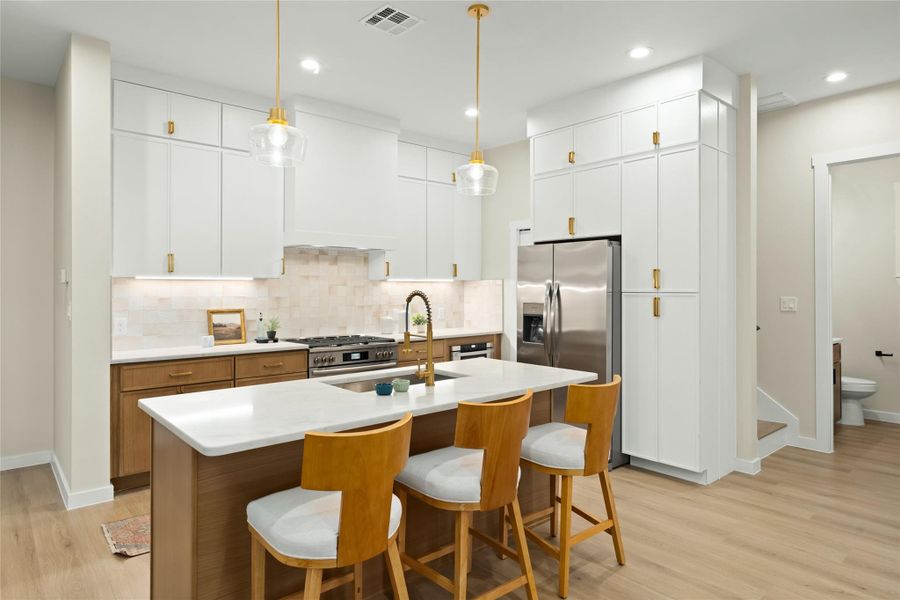 Furnished interior view inside a new home in , Austin (Image 11).