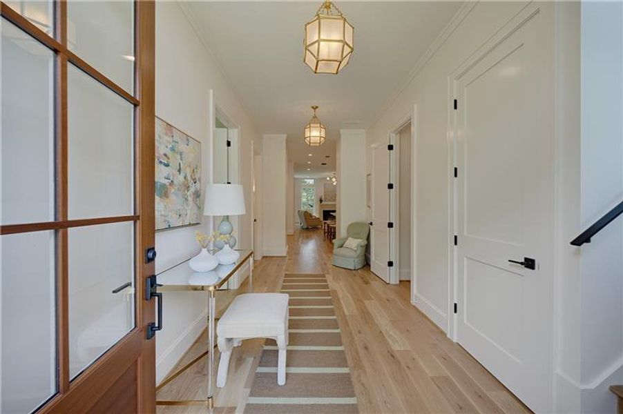 Furnished interior view inside a new home in , Atlanta (Image 15).