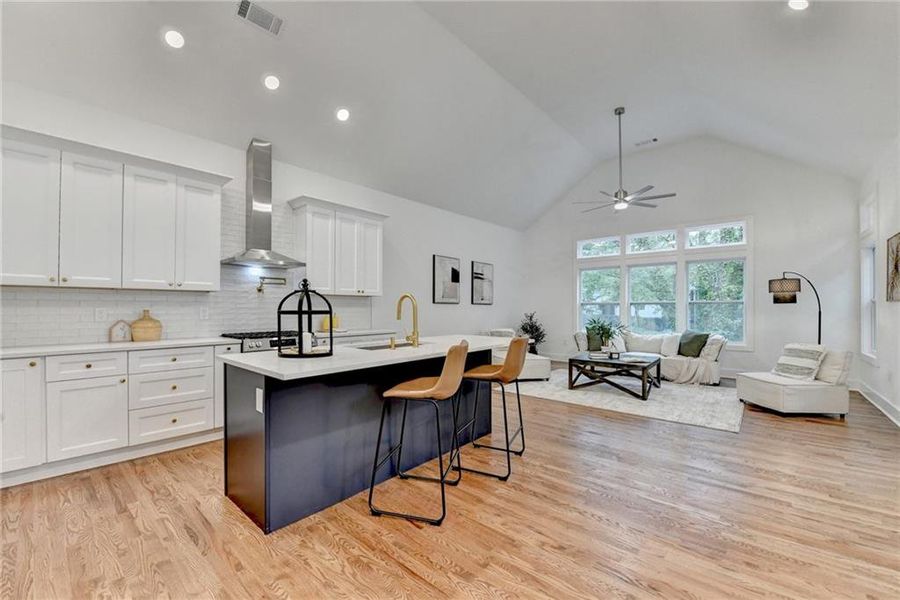 Furnished interior view inside a new home in , Atlanta (Image 13).