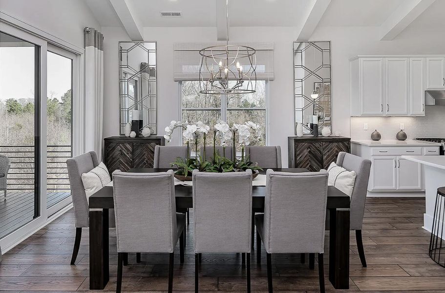 Furnished interior view inside a new home in , Meggett (Image 4).