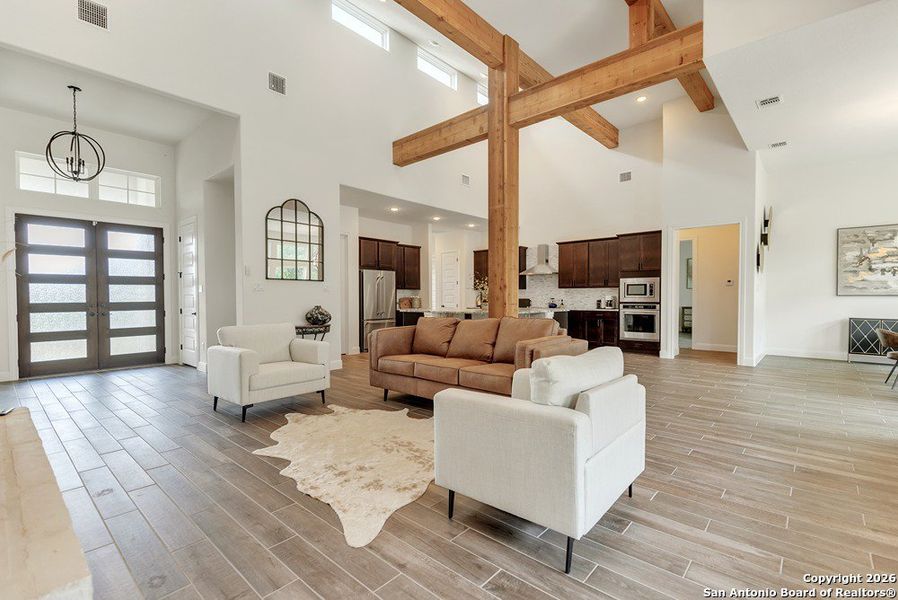 Furnished interior view inside a new home in , Bulverde (Image 6).
