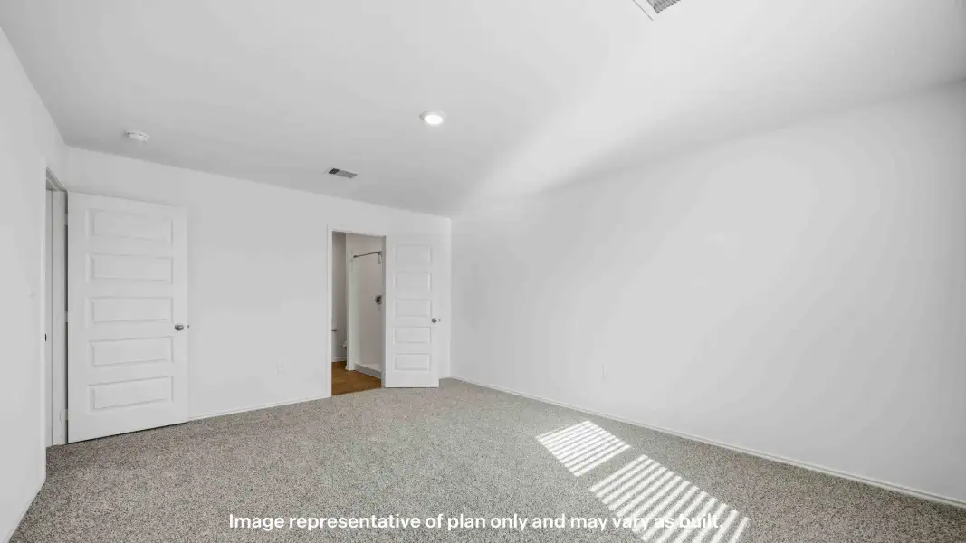 Representative unfurnished interior of a home built from the The Dama by D.R. Horton in Pari Estates, Lubbock (Image 22). Representative unfurnished interior of a home built from the The Dama by D.R. Horton in Pari Estates, Lubbock (Image 22).