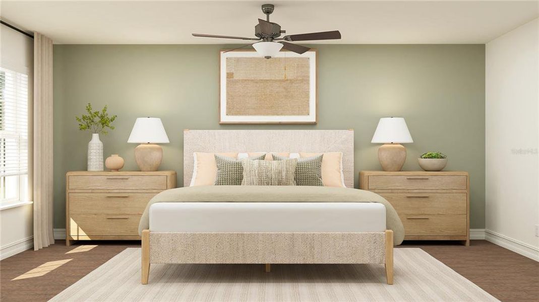 Furnished interior view inside a new home in Townes at Manhattan Crossing, Tampa (Image 7). Furnished interior view inside a new home in Townes at Manhattan Crossing, Tampa (Image 7).