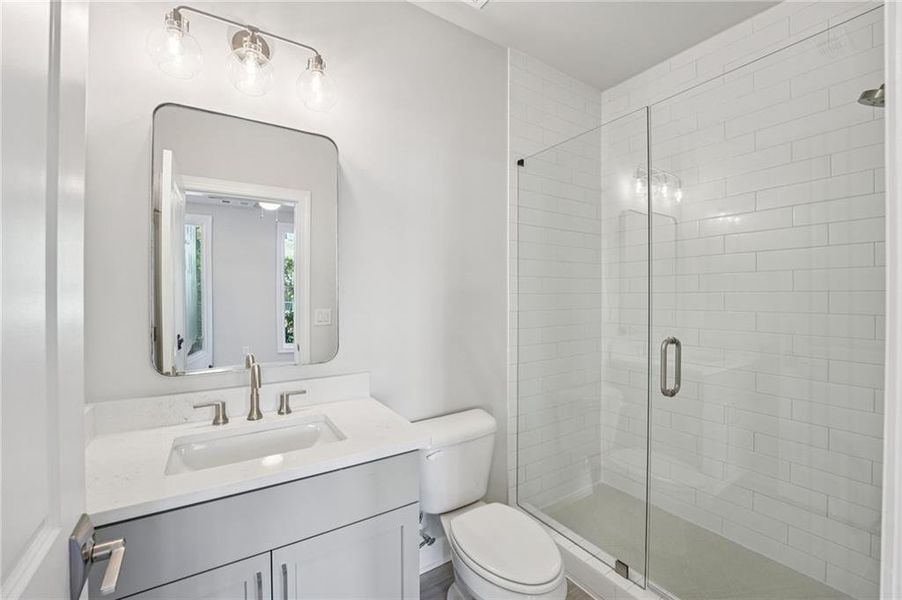 Furnished interior view inside a new home in Towns on Thompson, Alpharetta (Image 13).