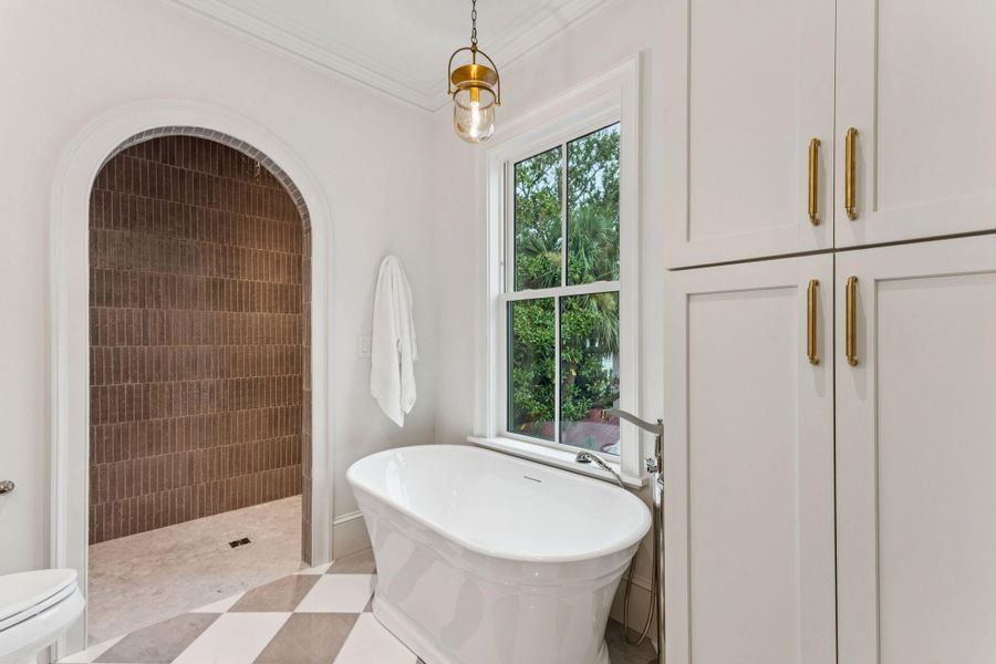 Furnished interior view inside a new home in , Charleston (Image 28).