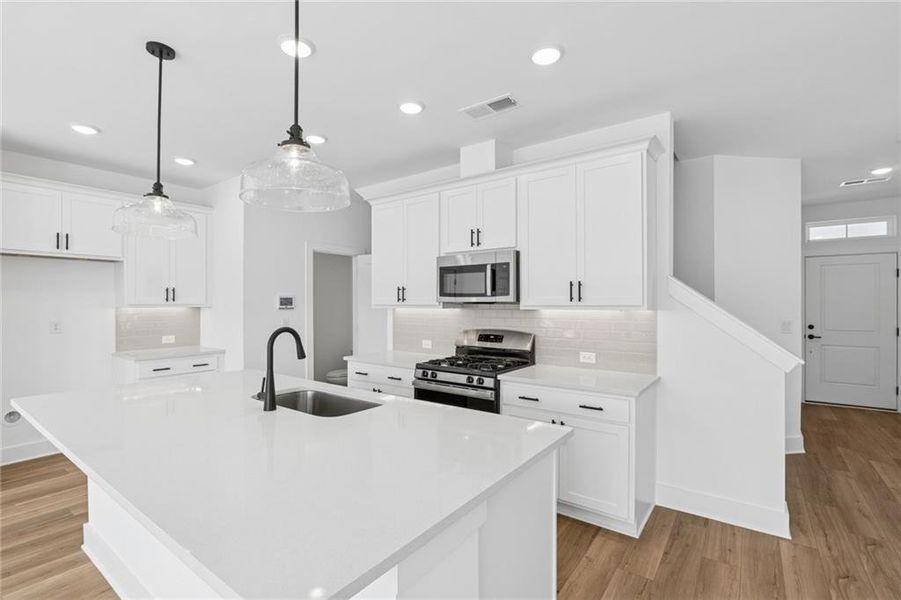 Furnished interior view inside a new home in Grandview Terrace, Canton (Image 7). Furnished interior view inside a new home in Grandview Terrace, Canton (Image 7).