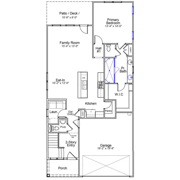 2D floor plan layout of this home in Landmark Commons, Boiling Springs, SC (Image 2). 2D floor plan layout of this home in Landmark Commons, Boiling Springs, SC (Image 2).