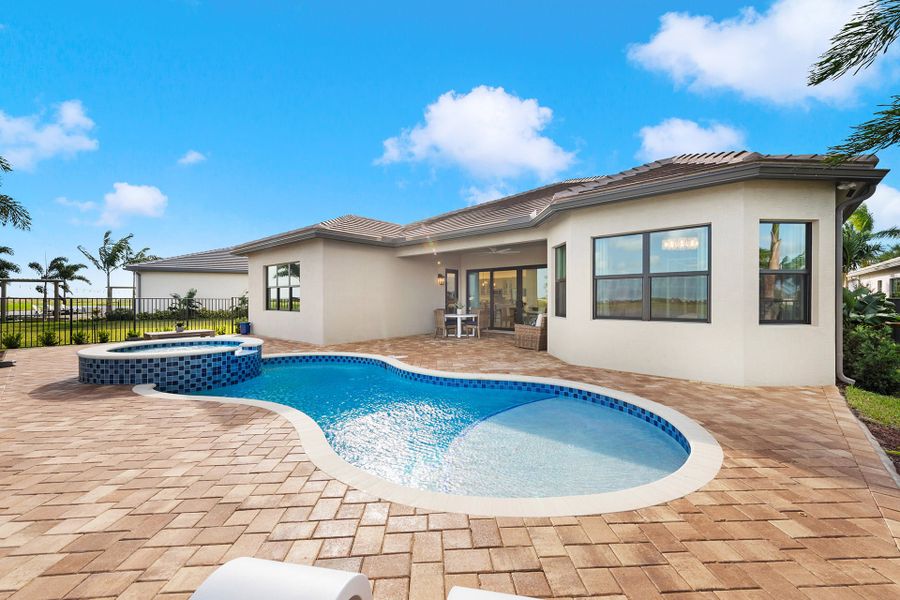 Representative exterior details of a home built from the Bianca by GL Homes in Valencia Parc at Riverland, Port St. Lucie (Image 22).