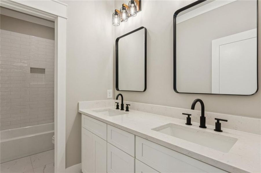 Furnished interior view inside a new home in , Dawsonville (Image 12).