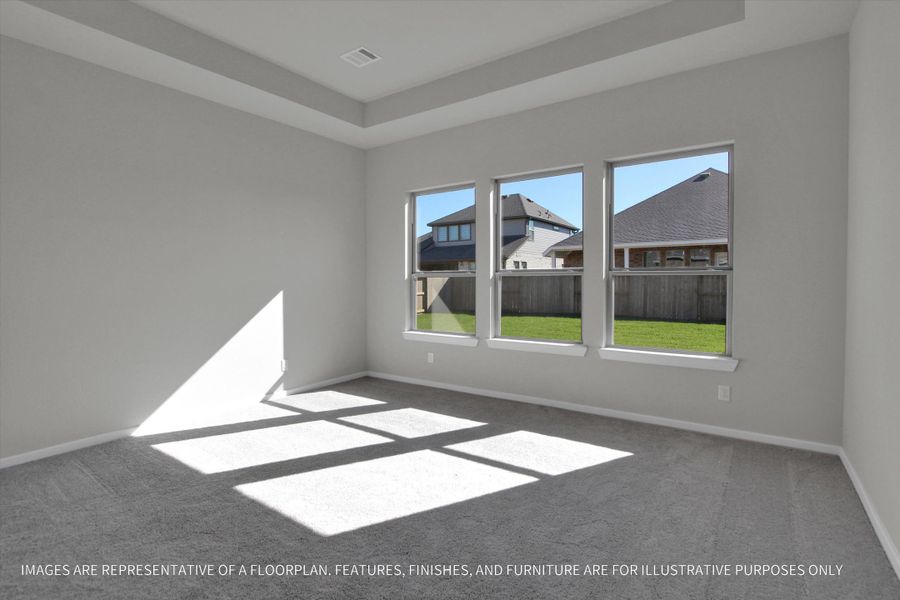 Spacious, unfurnished interior of a new home in Sunterra 50s, Katy (Image 21).