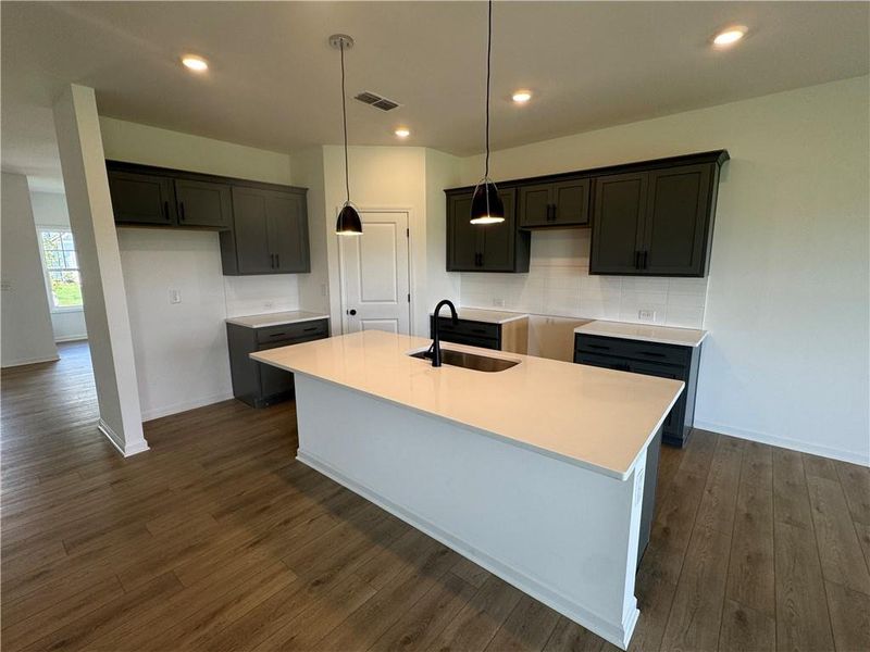 Furnished interior view inside a new home in Langston Reserve, Cartersville (Image 6).