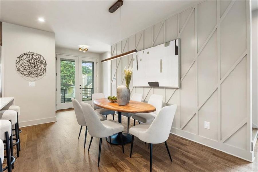 Furnished interior view inside a new home in , Atlanta (Image 39).
