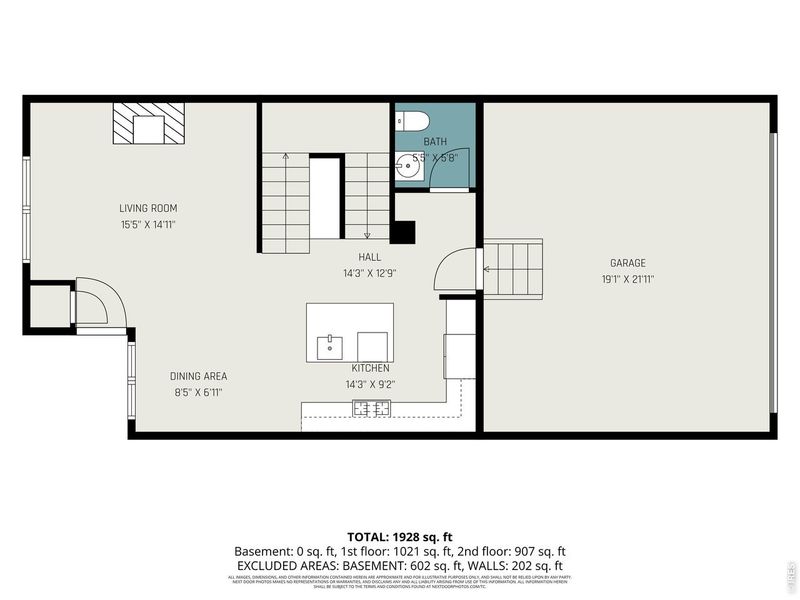2D floor plan layout of this home in , Loveland, CO (Image 6).