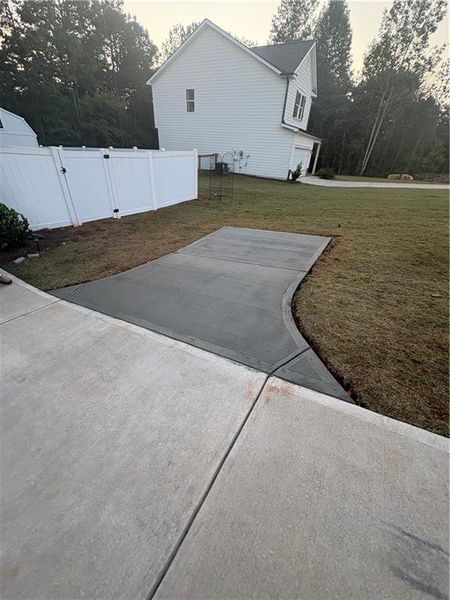 Exterior details and patio area of a home in , Toccoa (Image 36).