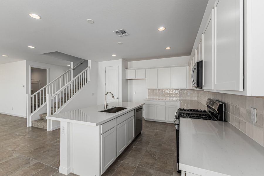 Furnished interior view inside a new home in Elara at Moonlight, Maricopa (Image 5).