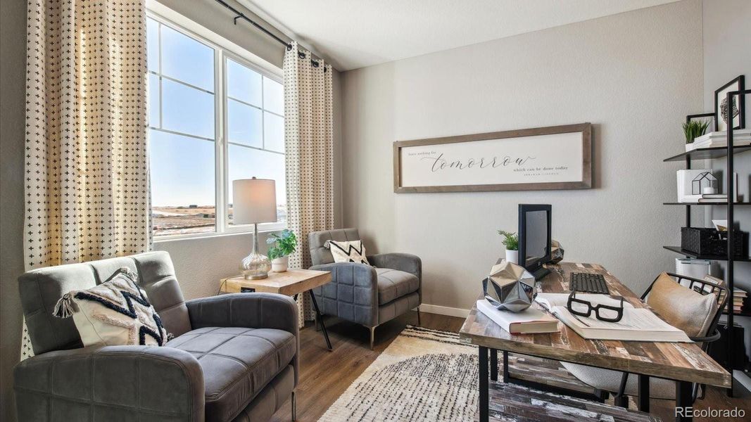Furnished interior view inside a new home in Spring Valley Ranch, Elizabeth (Image 23).